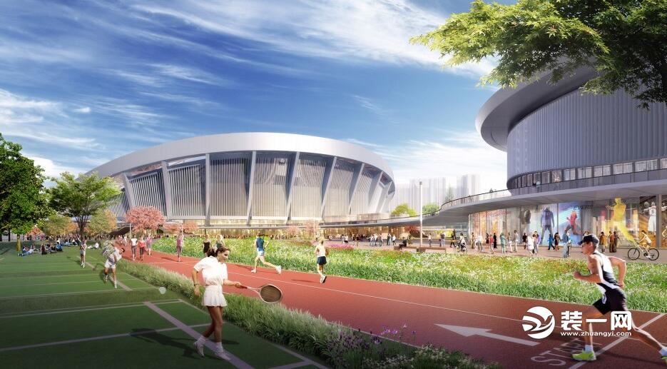 上海徐家汇体育公园改造开工 将建下沉式体育综合体